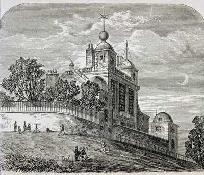 Greenwich Observatory, England, from 